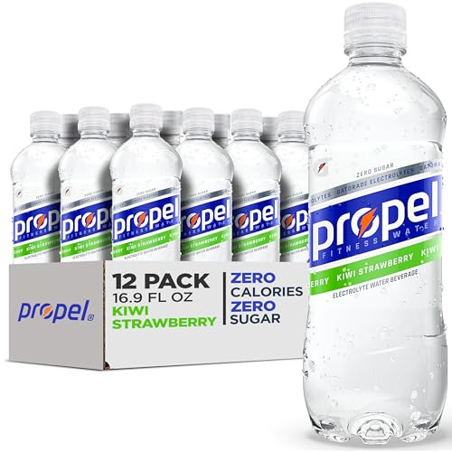 12 Pack of Propel, Kiwi Strawberry, Zero Calorie Sports Drinking Water with Electrolytes and Vitamins , 16.9 Fl. Oz.