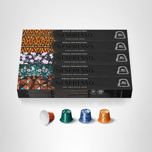 5-Pack 10-Count Nespresso Original Line Morning Lungo Blends Variety Pack