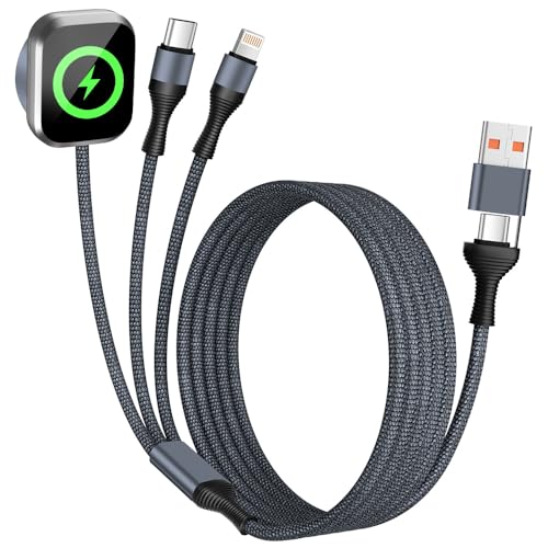 3in2 Multi Charging Cable AC to C+L+iWatch Deal