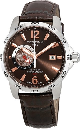 CERTINA DS Podium 41mm Brown Dial Quartz Watch