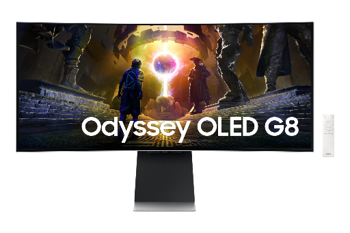 Samsung 34" Odyssey G8 175Hz OLED Ultrawide + 27" 1080p IPS Monitor + Resident Evil Requiem Deal