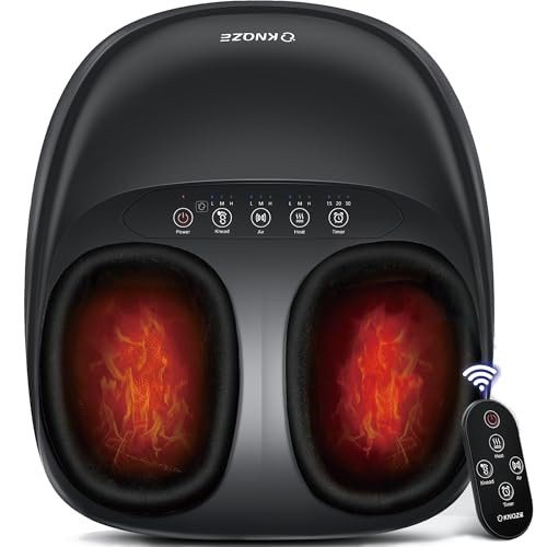 KNQZE Shiatsu Foot Massager with Heat & Remote