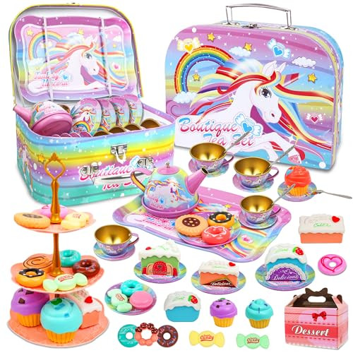 46pcs Unicorn Tea Party Set