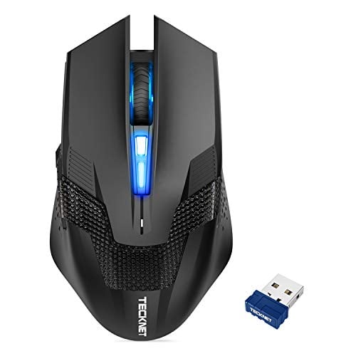 TECKNET Wireless Optical Mouse w/ 8 Programmable Buttons & 4800 DPI Deal