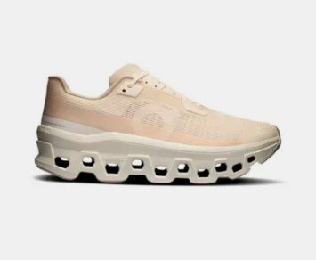 On Cloudmonster Women's Shoes (Pink/White) Deal