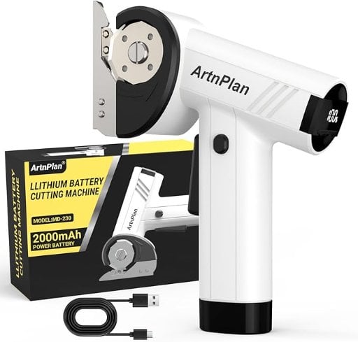 Cordless Electric Scissors 4V with 2 Safety Blades
