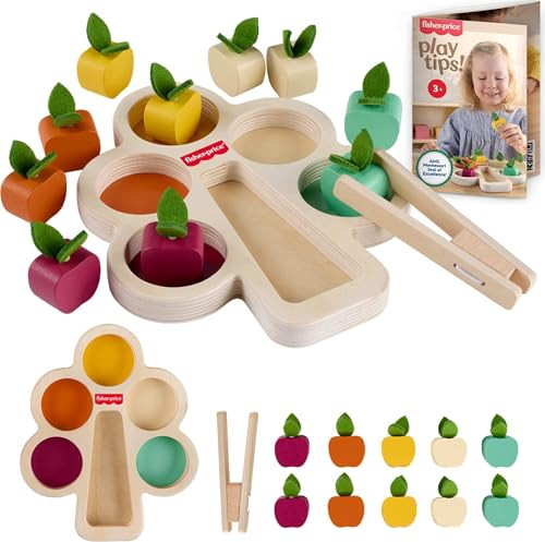 Fisher-Price Wood Montessori Toy Sorting Tree