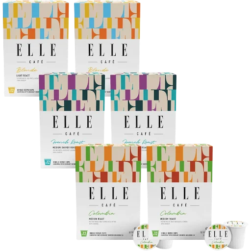 ELLE Café K-Cup Coffee Pods 72-Pack Deal