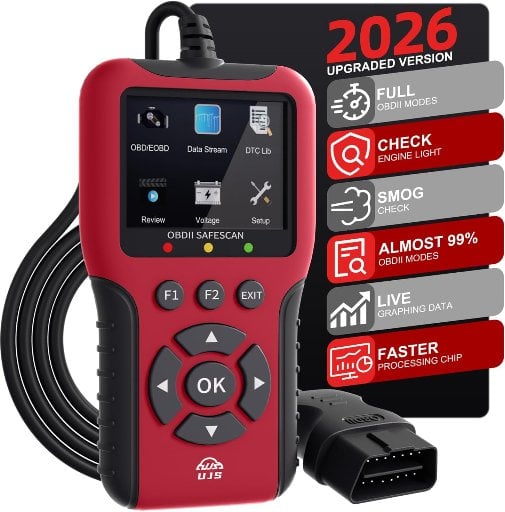 UJS 2026 Enhanced Universal OBD2 Scanner, 65000+ Fault Codes Deal