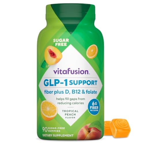 Vitafusion GLP1 Fiber Plus Gummy 90 Sugar Free Gummies Deal