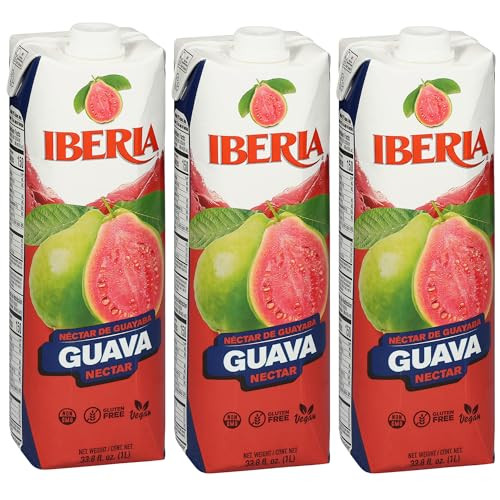 Iberia Guava Nectar 33.8 Ounce (Pack Of 3)