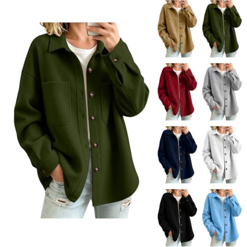 Women Fuzzy Collared Button Down Cardigan Deal