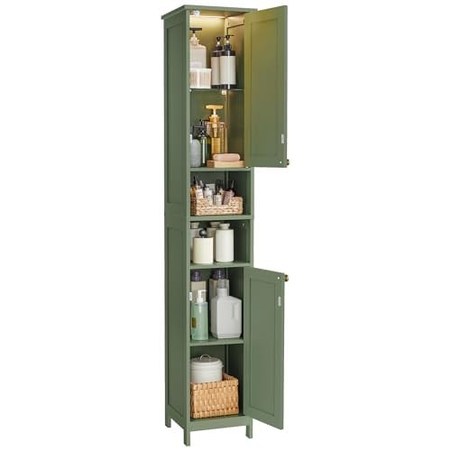 VASAGLE Tall Storage Cabinet with Lights Deal