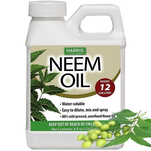 HARRIS Neem Oil Cold Pressed Water Soluble Concentrate, Makes 12 Gallons Deal