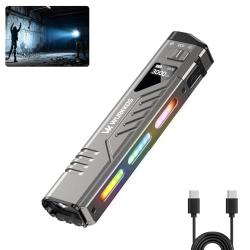 Wurkkos TD11 EDC Flashlight w/OLED Display 3000 lumens