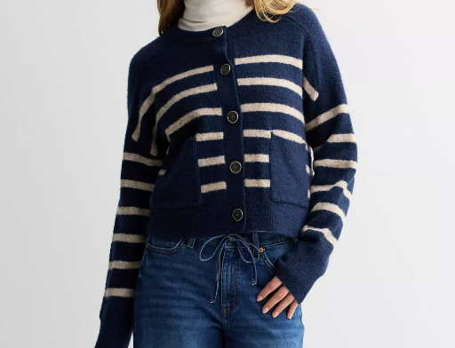 Sonoma Goods For Life Women's Boxy Button Front Cardigan