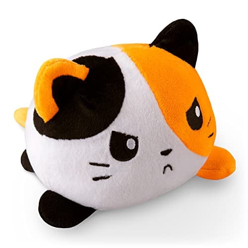 TeeTurtle Reversible Cat Plushie Calico 4" Deal