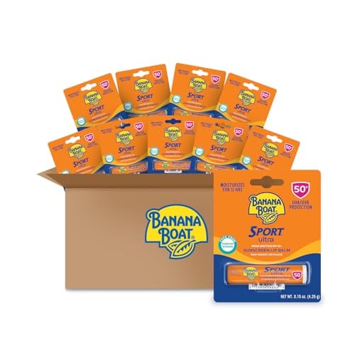 Banana Boat Sport Lip Sunscreen SPF 50 8-Pack