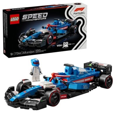 LEGO Speed Champions Visa Cash App RB VCARB 01 F1 Race Car Model Kit 248 Pcs Deal