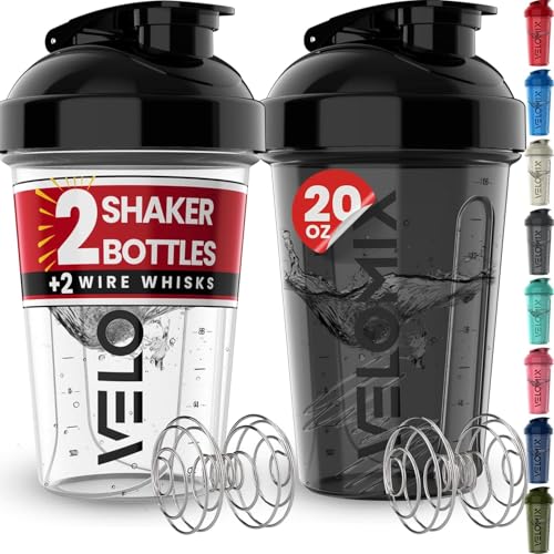 VELOMIX 2-Pack Protein Shaker Bottles Deal