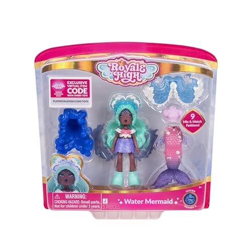 Royale High 3" Water Mermaid Fashion Doll w/ 9 Toy Accessories Deal