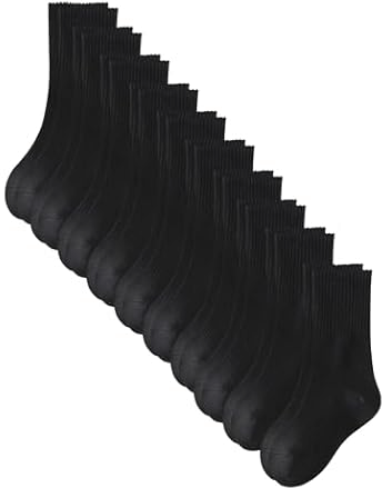 10 Pairs Boys Girls Cotton Dress Socks