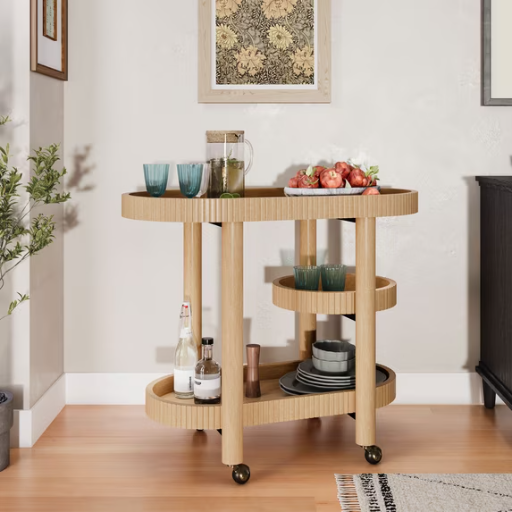 Beautiful Drew Bar Cart by Drew Barrymore Warm Honey Deal