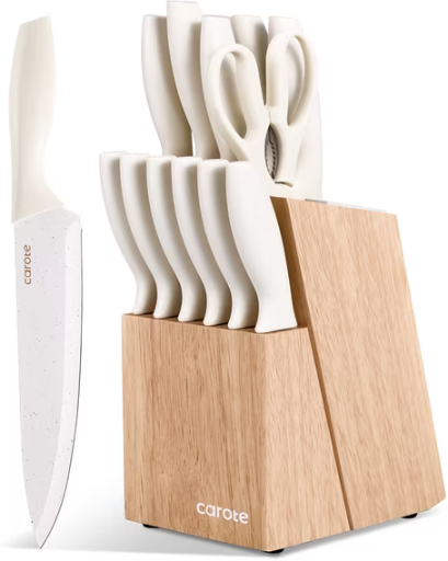 Carote 15-Piece Premium Kitchen Knife Set