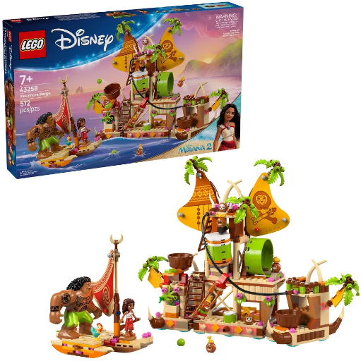 LEGO Disney Moana 2 Kakamora Barge Set 43258 572-piece Deal