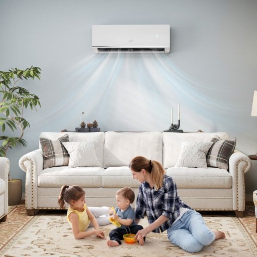 Costway 12000 BTU 24 SEER2 115V Ductless Mini Split Air Conditioner & Heater w/ WiFi