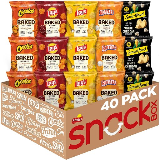 Frito-Lay Baked & Popped Mix Variety Pack 40-Count