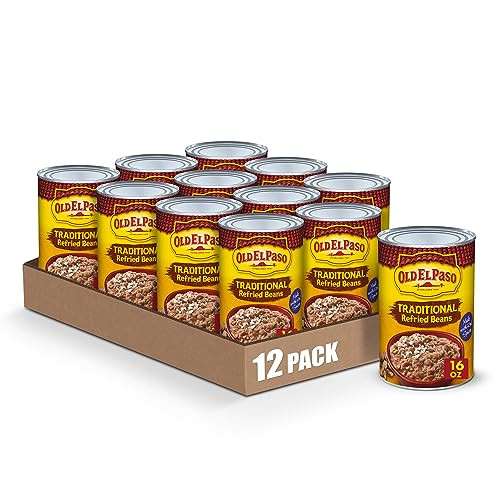 Old El Paso Traditional Canned Refried Beans 12-Pack