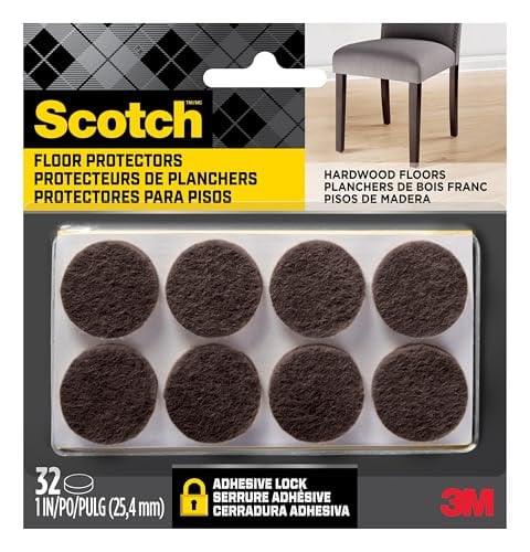Scotch Felt Pads 32 PCS Brown Deal