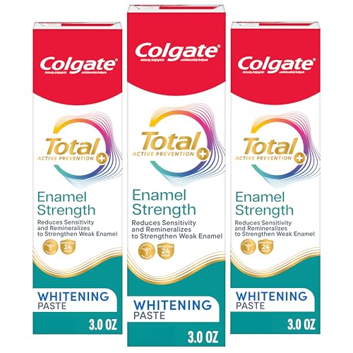 Colgate Total Enamel Strength Remineralizing Toothpaste, 3-Oz 3-Pack