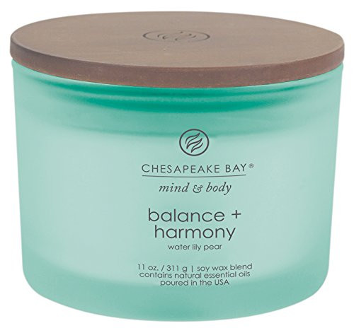 Chesapeake Bay Candle Scented Candle Balance + Harmony (Water Lily Pear)