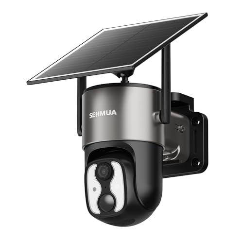 SEHMUA 4G LTE Cellular Solar Security Camera Wireless Outdoor Deal