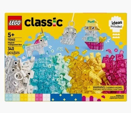LEGO Classic Magical Transparent Box 340-Piece Deal