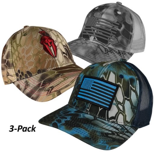 Kryptek Men's Caps 3-Pack