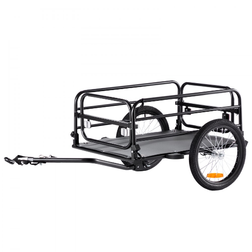 VEVOR Heavy-Duty Foldable Bike Cargo Trailer w/ 160 lbs Capacity