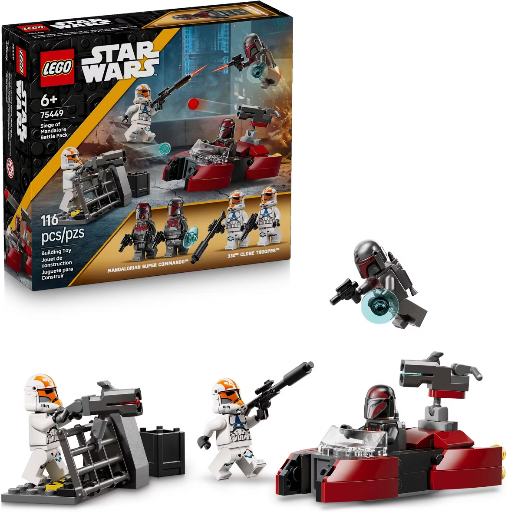 116-Piece LEGO Star Wars Siege of Mandalore Battle Pack Building Toy Deal