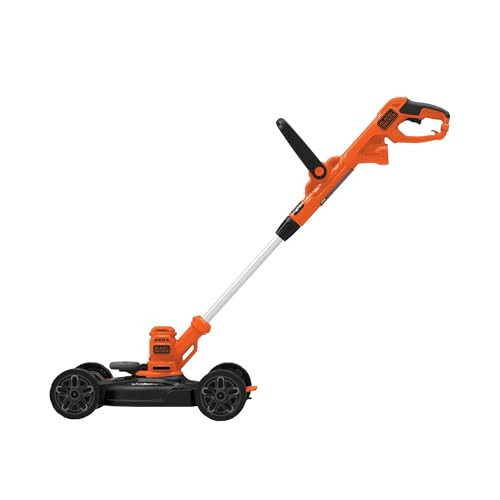 BLACK+DECKER 3-in-1 12-Inch Corded Lawn Mower, String Trimmer & Edger