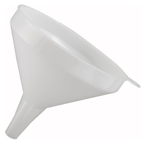 Winco 5 1/4" White Plastic Commercial Funnel