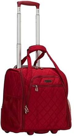 15" Rockland Melrose Upright Wheeled Underseater Carry-On Luggage