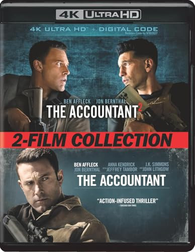 The Accountant 2-Film Collection (4K Blu-ray + Digital)