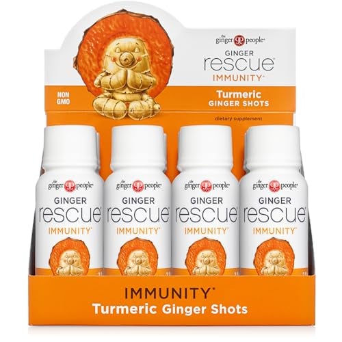 The Ginger People Ginger Rescue Shots Turmeric 12-Pack