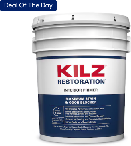 KILZ Restoration Interior Multi-purpose Water-based Wall and Ceiling Primer 5-Gallon