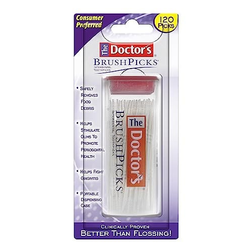 The Doctor's BrushPicks Interdental Toothpicks 120-Count Deal