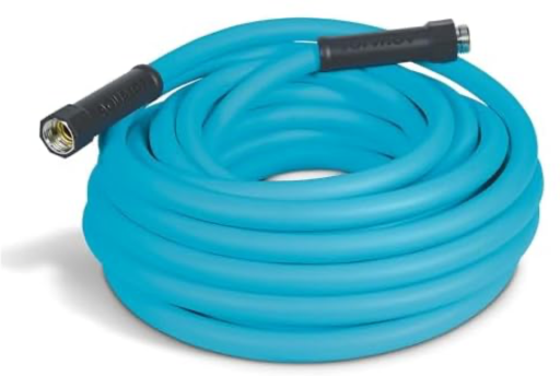 Aqua Joe Professional Grade Garden Hose w/ Dual Swivel Grenade Grips 50' Deal