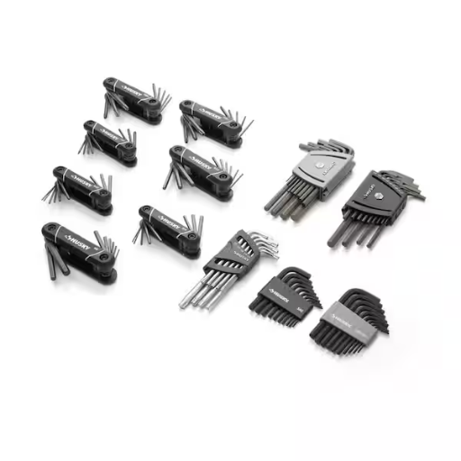 Husky Master Folding and L-Key Hex Key Set (113-Pieces)