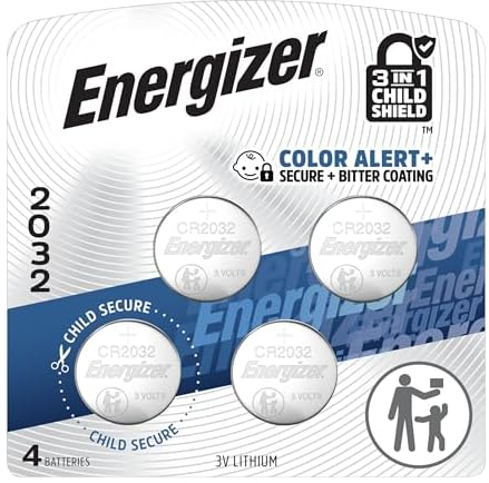 Energizer CR2032 Batteries 4-Ct
